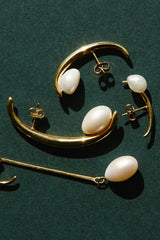Bigoût large earring - gemstone