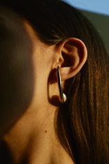 Bigoût large earring - gemstone