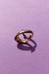 Petite Aile ring with drop