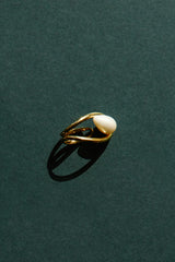 Sol thin ring - pearl
