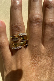 Vive ring - 18k gold & diamonds